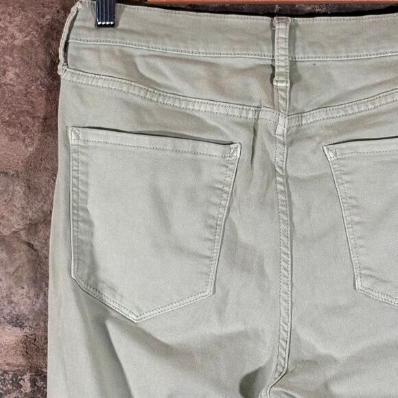 ANA Jeans Woman's 8 Mint‎ Green Button Fly High-Rise Skinny Summer Coastal - Picture 8 of 13